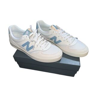 New Balance Men's Cream and Blue Sneakers brand new with box